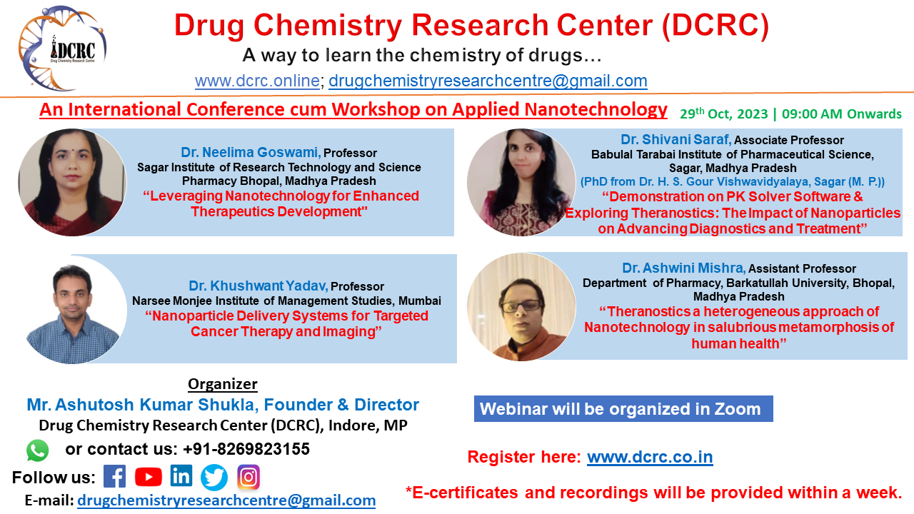 An International Conference cum Workshop on Applied Nanotechnology