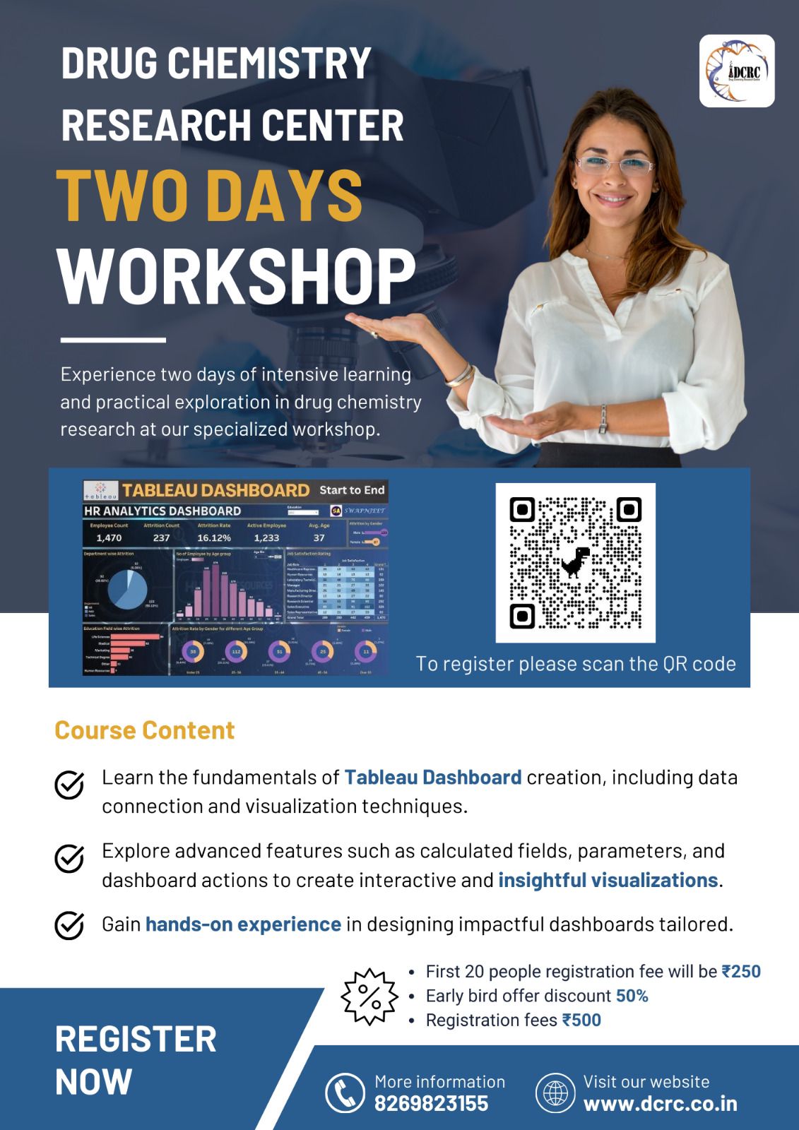 Two Days Workshop on TABLEAU Dashboard Design