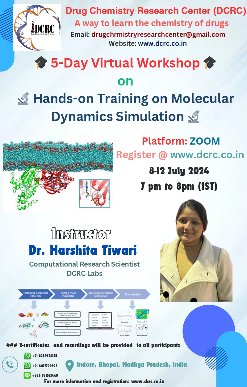 Hands-on Training on Molecular Dynamics Simulation